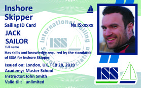 Patenty żeglarskie ISSA International Sailing Schools Association