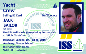 Patenty żeglarskie ISSA International Sailing Schools Association